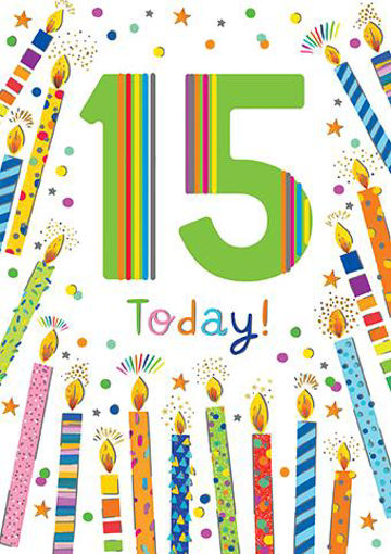 Picture of 15 TODAY BIRTHDAY CARD